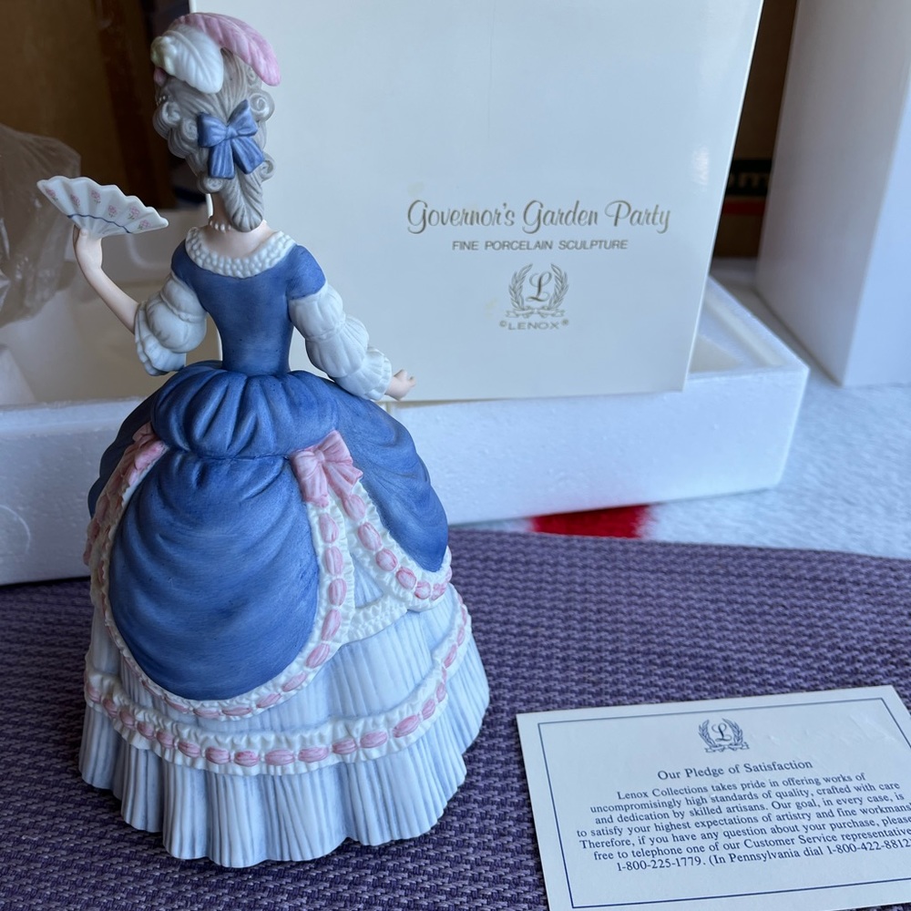Lenox governors garden party, fine porcelain princess